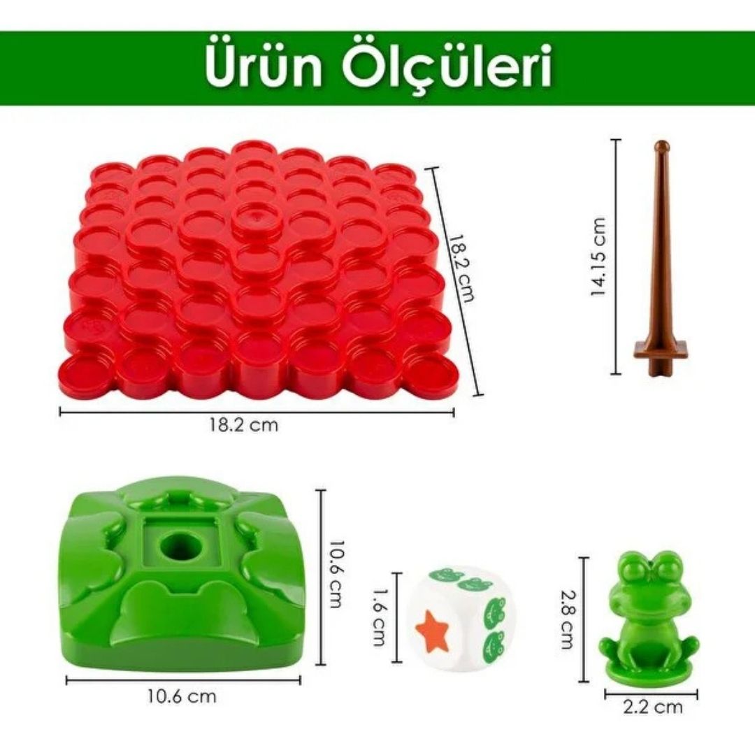 JuvoToys™ Kurbağa Denge Oyunu
