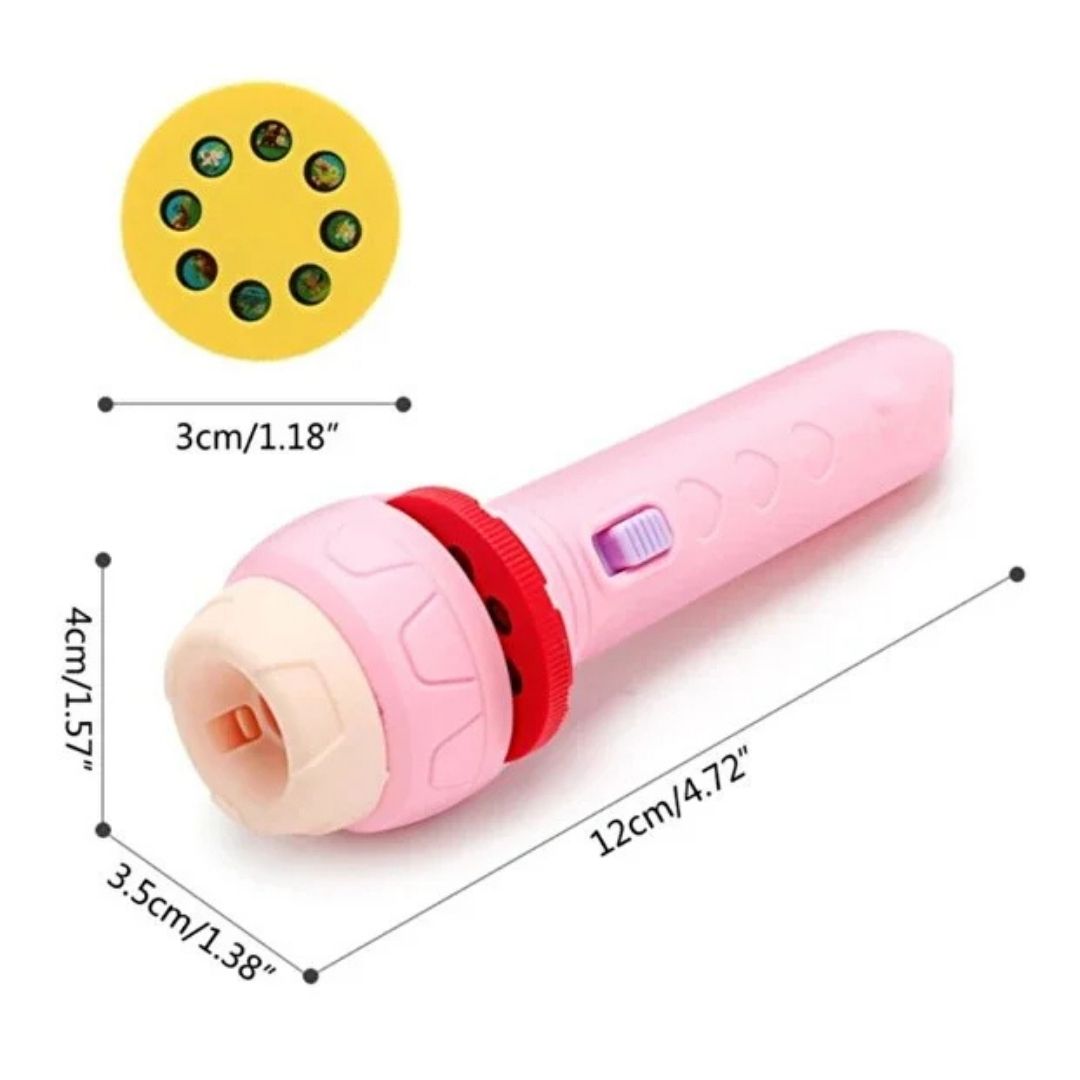 JuvoToys™ 56 Farklı Resimli Projeksiyonlu Eğitici El Feneri