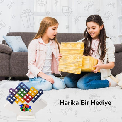 JuvoToys™ Tetra Kule Denge Oyunu