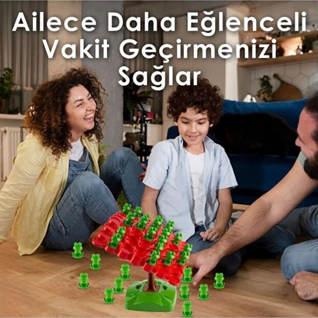 JuvoToys™ Kurbağa Denge Oyunu