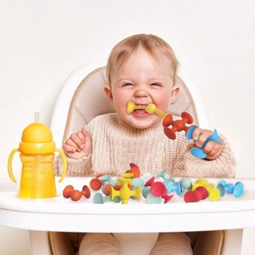 JuvoToys™ Vakum Molekül 25 Parça Yapı Taşları