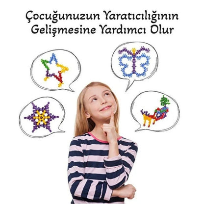 JuvoToys™  Master Molekül 5 Renk 120 Parça - STEM Eğitimi Uyumlu