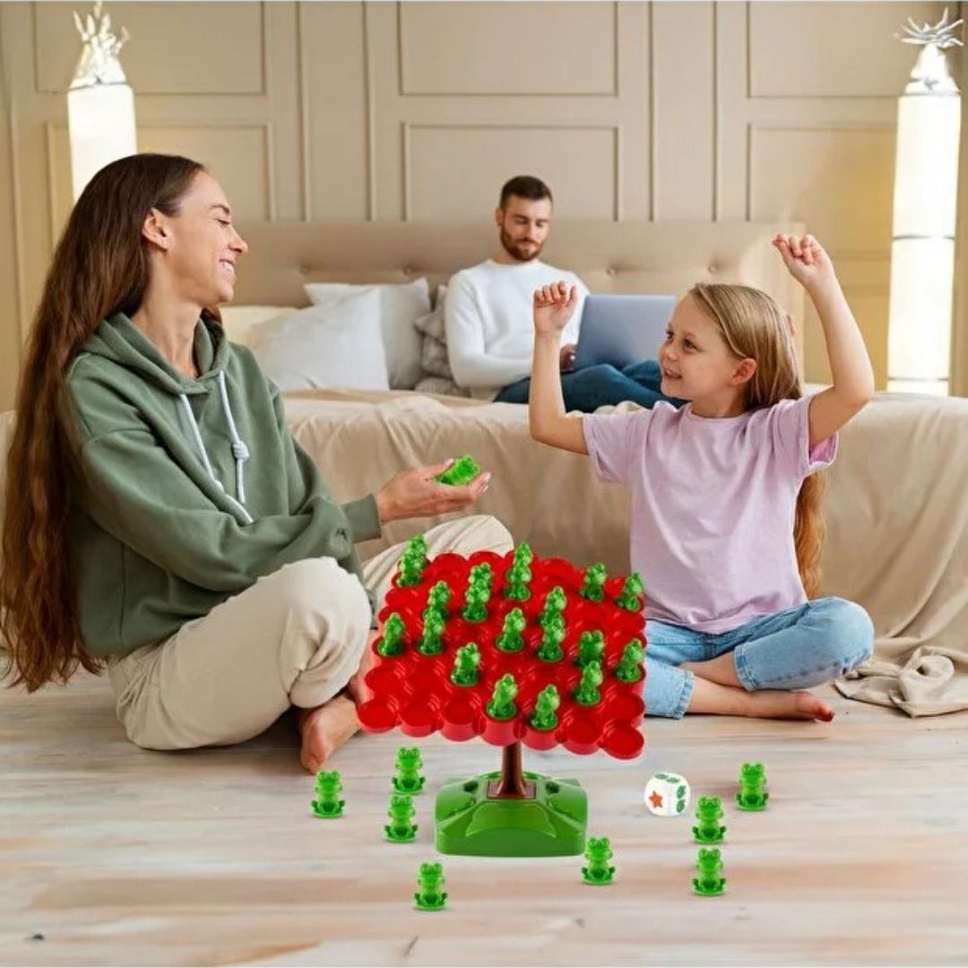 JuvoToys™ Kurbağa Denge Oyunu
