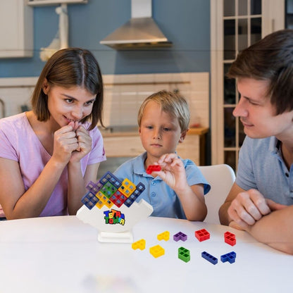 JuvoToys™ Tetra Kule Denge Oyunu