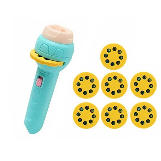 JuvoToys™ 56 Farklı Resimli Projeksiyonlu Eğitici El Feneri