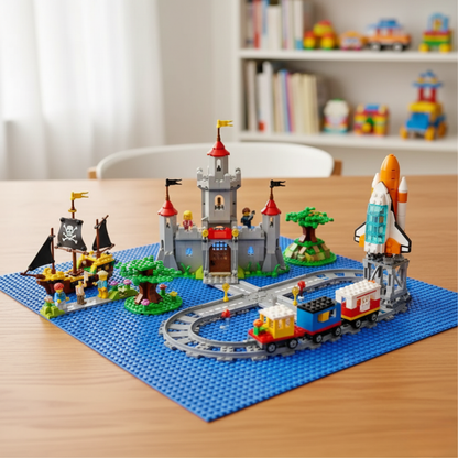 JuvoToys™ Lego Alt Tabla (Zemin - Lego Uyumlu Oyun Plakası) 25x25cm